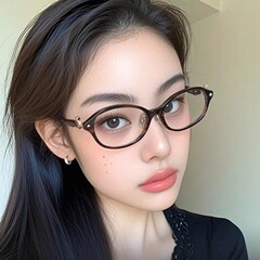 中古风土星书呆子近视眼镜复古抖音素颜神器西太后时尚潮防蓝光