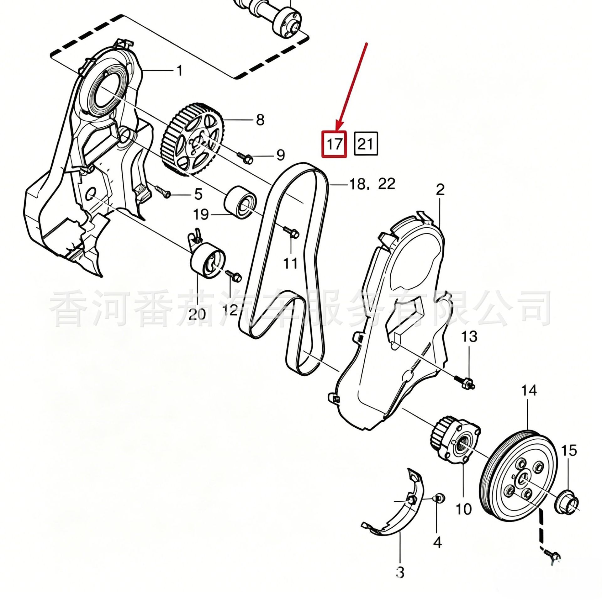 31359568 Volvo XC60XC90S80V70 timing kit D5 engine timing belt kit