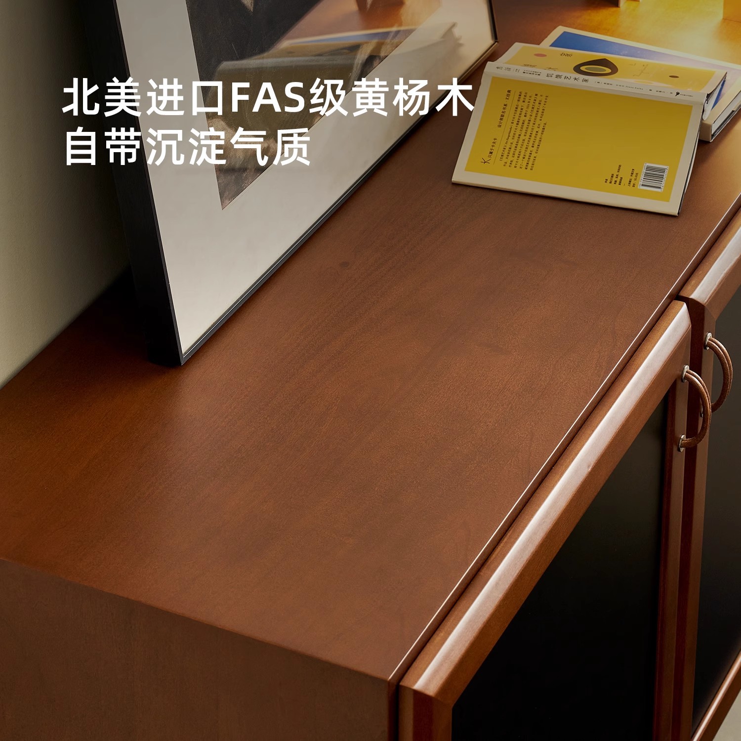 Gabinete de comedor medieval, gabinete de almacenamiento retro de madera maciza contra la pared, gabinete de almacenamiento de sala de estar doméstico integrado, mesa de colocación de máquina de café