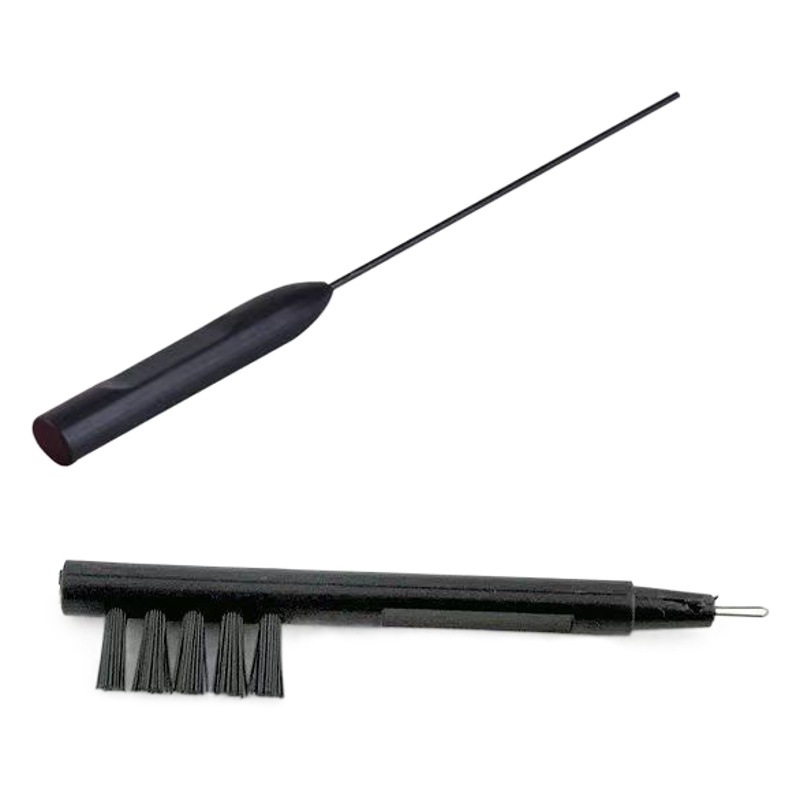 Tipo de canal auditivo en la oreja herramienta de limpieza y mantenimiento de audífonos ventilación Cepillo de limpieza de varilla de ajuste fino destornillador Limpieza de cerumen