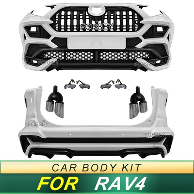 Applicable to 19-25 Models of Rav4 Car Accessories, Khann Kane Large Body Kit Modification Front and Rear Bumper Upgrade Kit