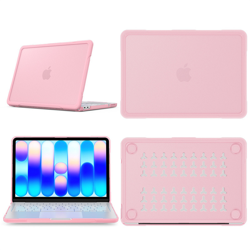 Suitable for MacBook Neo 13 Notebook Protective Case, Transparent Cooling Pc Stand, Air 13 Anti-Fall Back Cover Suitable for MacBook Neo 13 Notebook Protective Case, Transparent Cooling Pc Stand, Air 13 Anti-Fall Back Cover