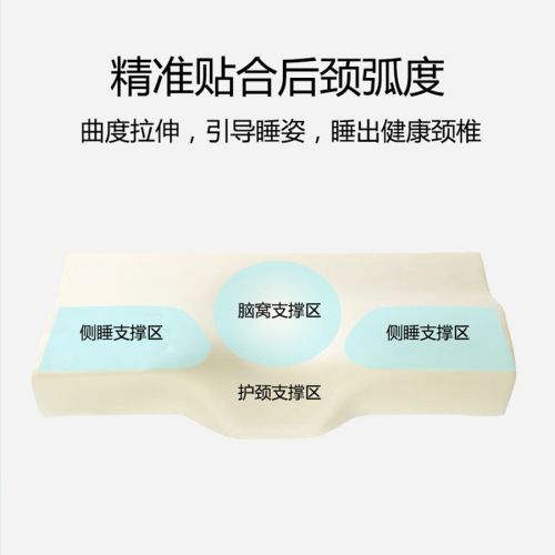 Cross-border neck pillow, slow rebound memory foam pillow, anti-snoring special cervical vertebra partition memory pillow pillow wholesale manufacturer