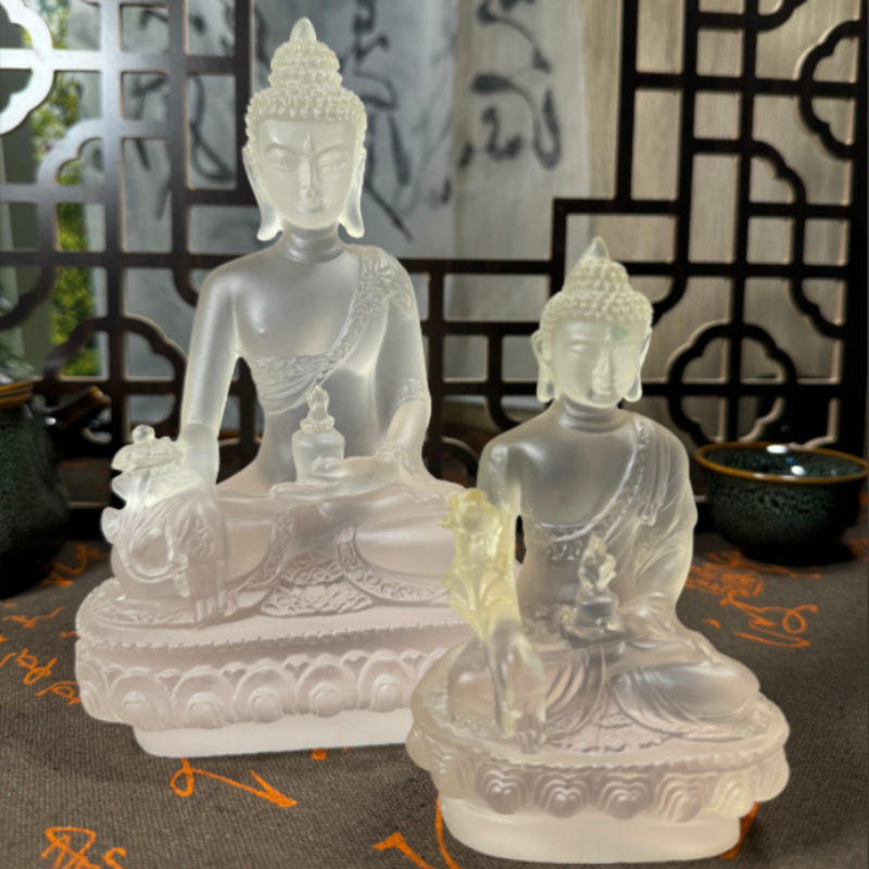Car ornaments pharmacist Buddha statue Bao'an car decorations interior car resin ornaments wholesale factory direct sales