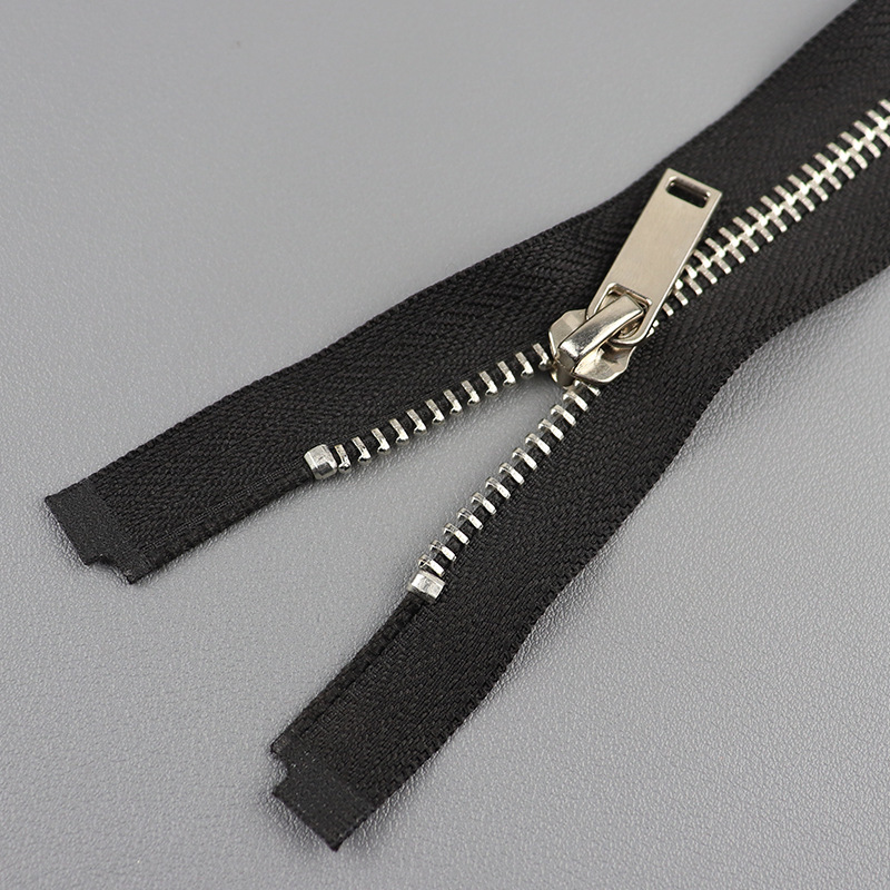 厂家现货3#5#白金开尾服装金属拉链 牛仔服门襟服装配件彩色定制