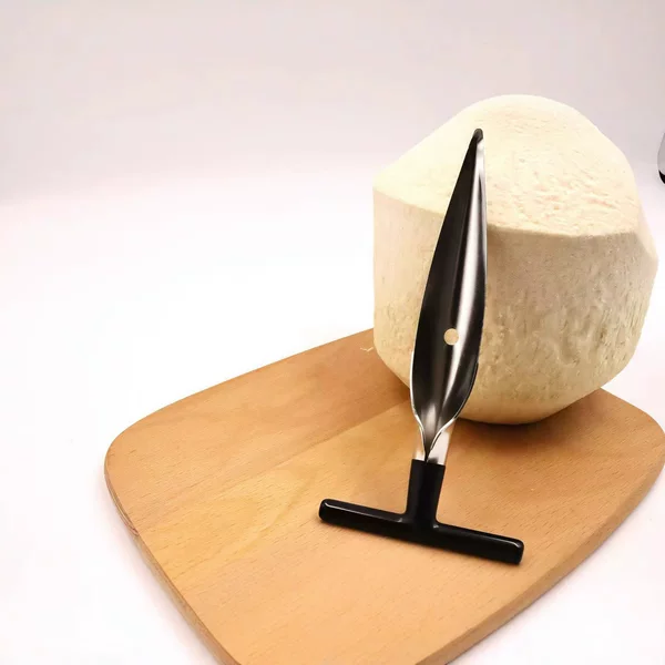 Stainless Steel Coconut Opener, Coconut Knife, Fresh Coconut Drilling Tool, Manual Coconut Opener, Efficient