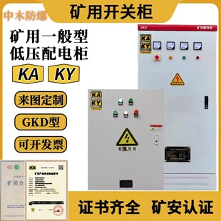 Mine distribution box KAKY underground general low voltage distribution cabinet switch cabinet national standard certification star delta soft start