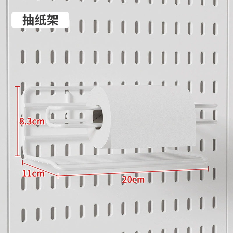 洞洞板配件免打孔多功能厨房置物架客厅挂钩玄关收纳洞洞板展示架