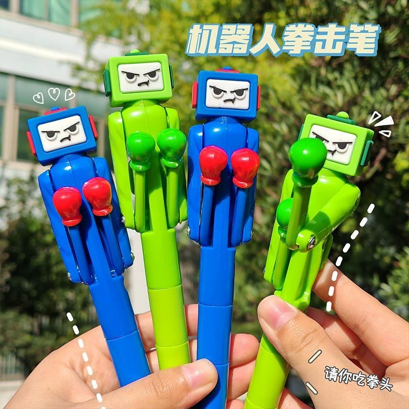 Робот-жареная шерстяная боксерская ручка смешная песчаная скульптура с высоким значением лица креативная декомпрессия abcd ответ ручка шариковая ручка