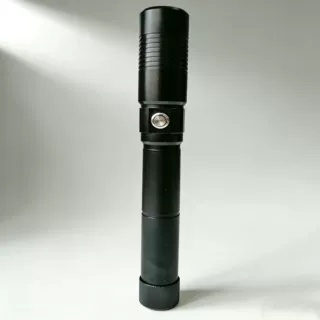 批发长款激光蓝绿双色手电手握式电筒大功率射笔售楼沙盘指示笔