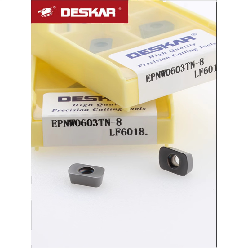 DESKAR戴斯卡快进给铣刀片EPNW0603TN-8 LF6018 不锈钢专用