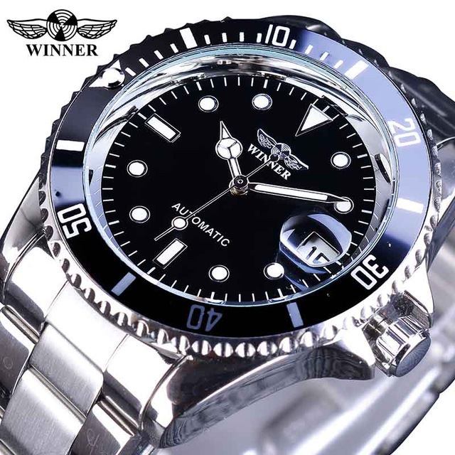 Automatic Mechanical Men's Watch Submariner Style Business Fashion_voghion.com