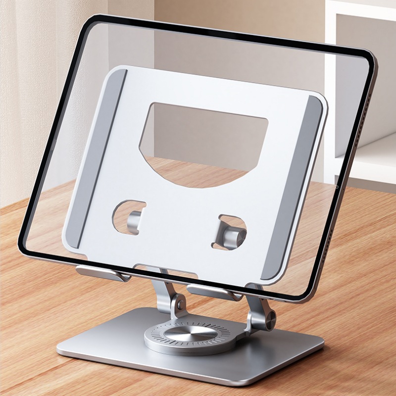 平板電腦支架360度旋轉桌面摺疊升降支架適用ipad蘋果鋁合金支架