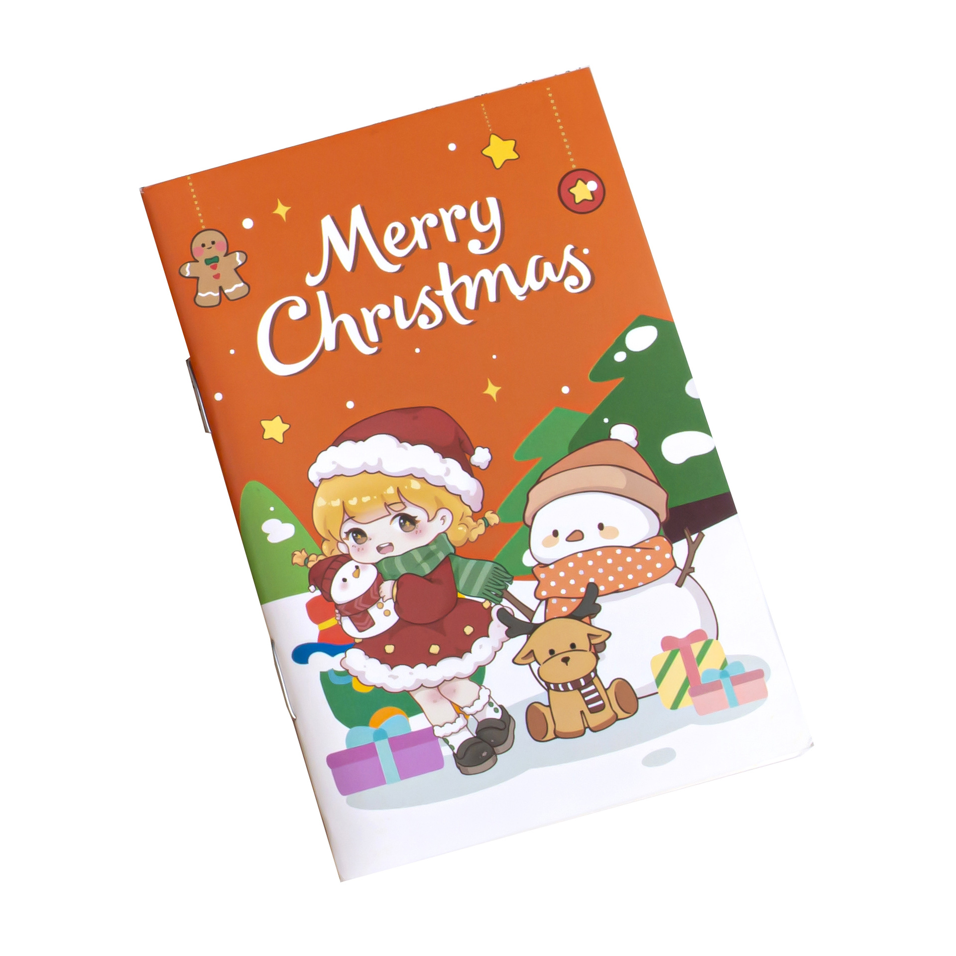 Regalo de Navidad, mini cuaderno, diario de papelería para estudiantes, pequeño regalo de premio fresco, copia a mano de cara suave