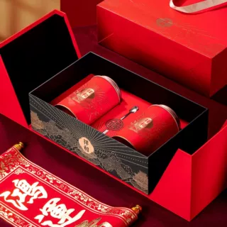 新款茶叶包装盒空礼盒岩茶红茶肉桂大红袍单丛小种礼盒装空盒
