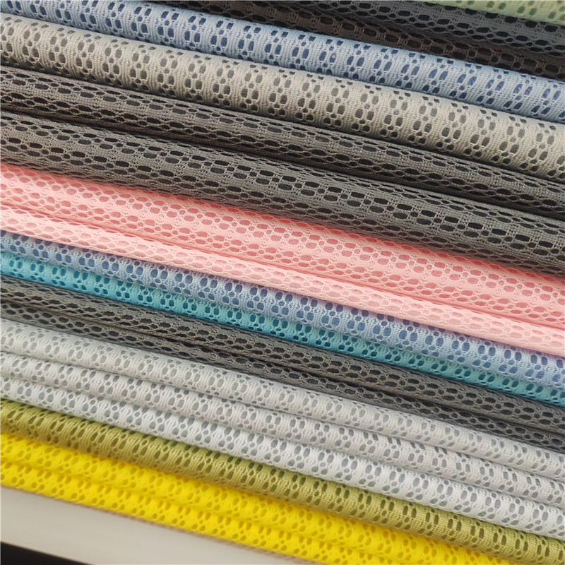 三明治网布 大六角网布 防滑硅胶网眼布 仿天丝网布多色现货可选