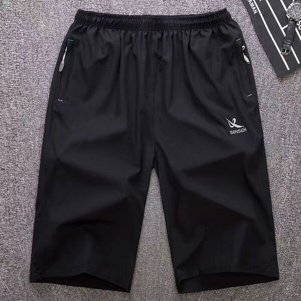 Summer silk elastic shorts