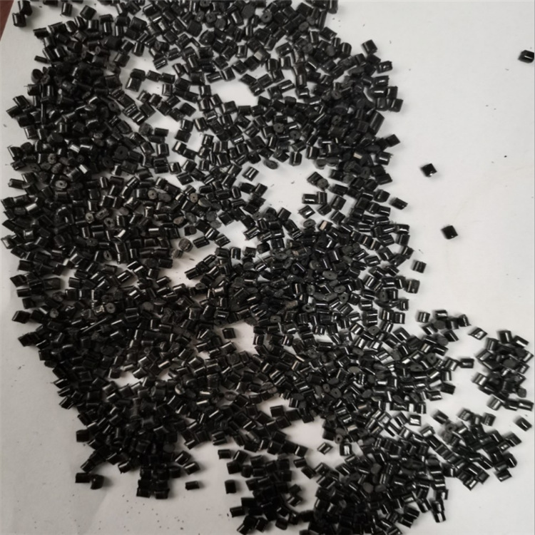 冲击16-18个高光黑色ABS回料再生料颗粒表面无料花沙眼代替原料