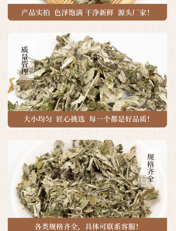 Dried Mugwort Leaves Ai Ye 500g Natural Sun-Dried Artemisia argyi Leaf for Foot Soak Sachets and Traditional Use specifications