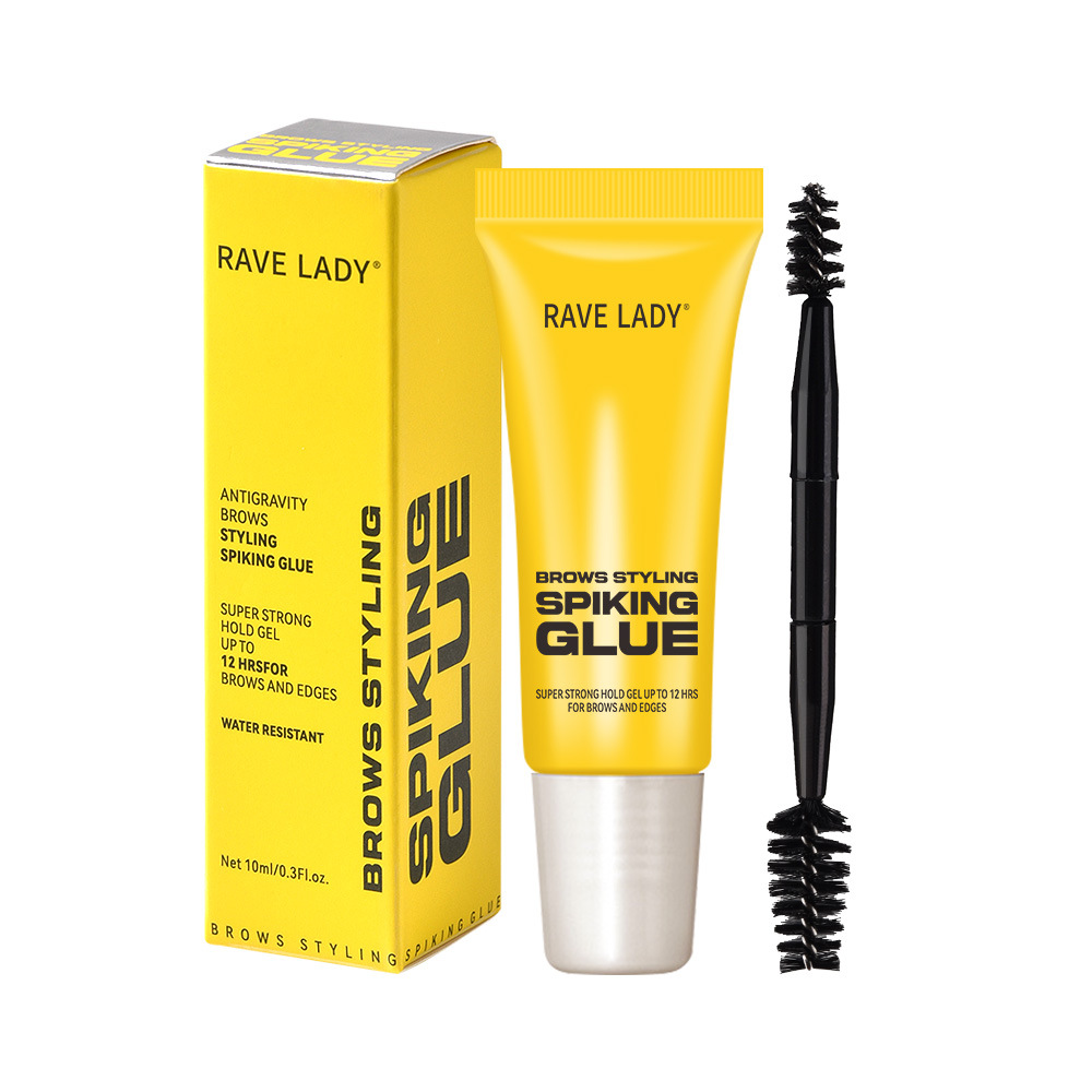 Gel de cejas de peinado transfronterizo, crema para cejas silvestres, gel incoloro, gel para cejas, jabón de cejas de secado rápido natural y duradero, cera para cejas