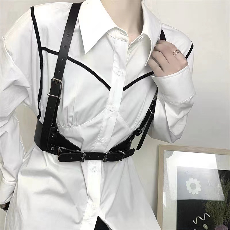 Harness bælte punk stil talje tilbehør til kvinder_voghion.com