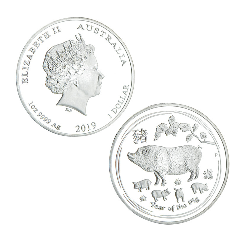 Medalla conmemorativa transfronteriza 12 constelación moneda conmemorativa metal chapado en oro insignia medalla Colección Caja de regalo fábrica al por mayor