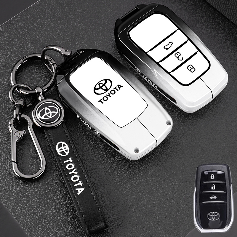 Suitable for Toyota Key Cover Chr Hilux Fortuner Cooluze Camry Corolla Rav4 Highlander