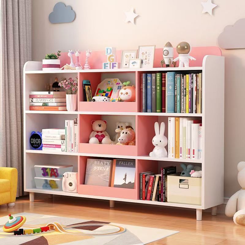 Bookshelf Floor-Standing Children's Reading Area Storage Rack Student Home Storage Toy Storage Rack Low Bookcase