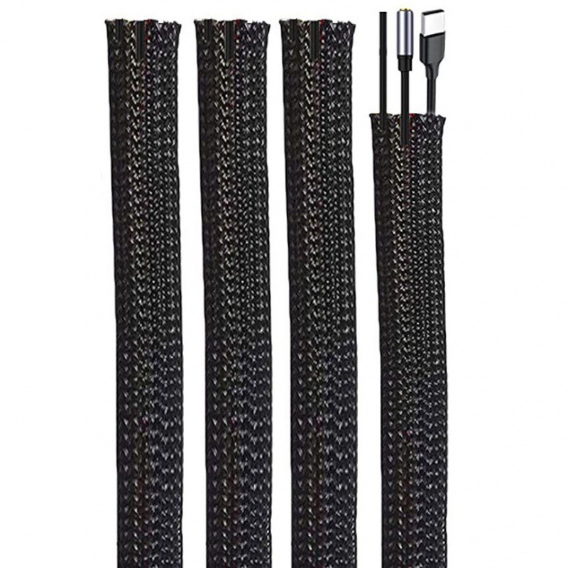 단일 스트립-내부 직경 13mm, 길이 50cmPET 자체 롤링 꼰 케이싱