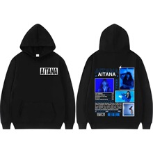 Singer Aitana Azul Album Tour Graphics Hoodies Men Women Hot