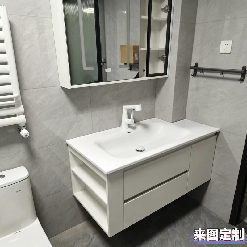 Special-Shaped and Special-Sized Rock Slab Ceramic Washbasin with Cut-Corner Design, Integrated Ceramic Basin, Bathroom Vanity Set Special-Shaped and Special-Sized Rock Slab Ceramic Washbasin with Cut-Corner Design, Integrated Ceramic Basin, Bathroom Vanity Set