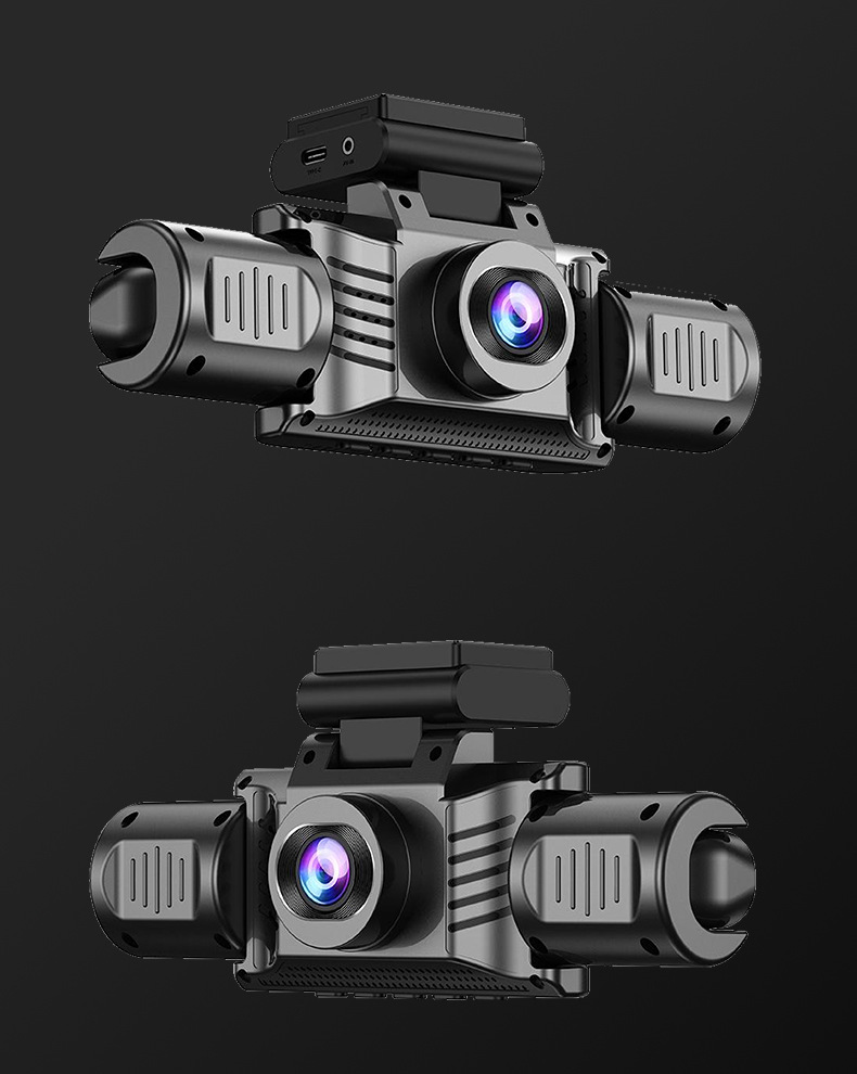 New Model Xc404 Four-Way Wifi Mobile Phone Connectivity 4-Lens High-Definition 1080P Driving Recorder