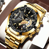 Mechanical waterproof mechanical watch, big dial, calendar