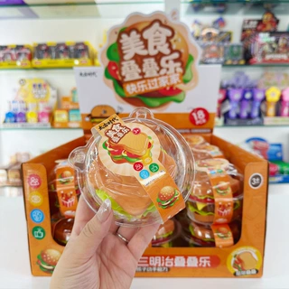 儿童仿真切切乐三明治拆装叠叠乐过家家厨房玩具电玩城娃娃机礼品