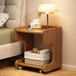 Bedside Storage Rack 2024 New Modern Simple Bedside Table Rental Small Household Storage Storage Cabinet