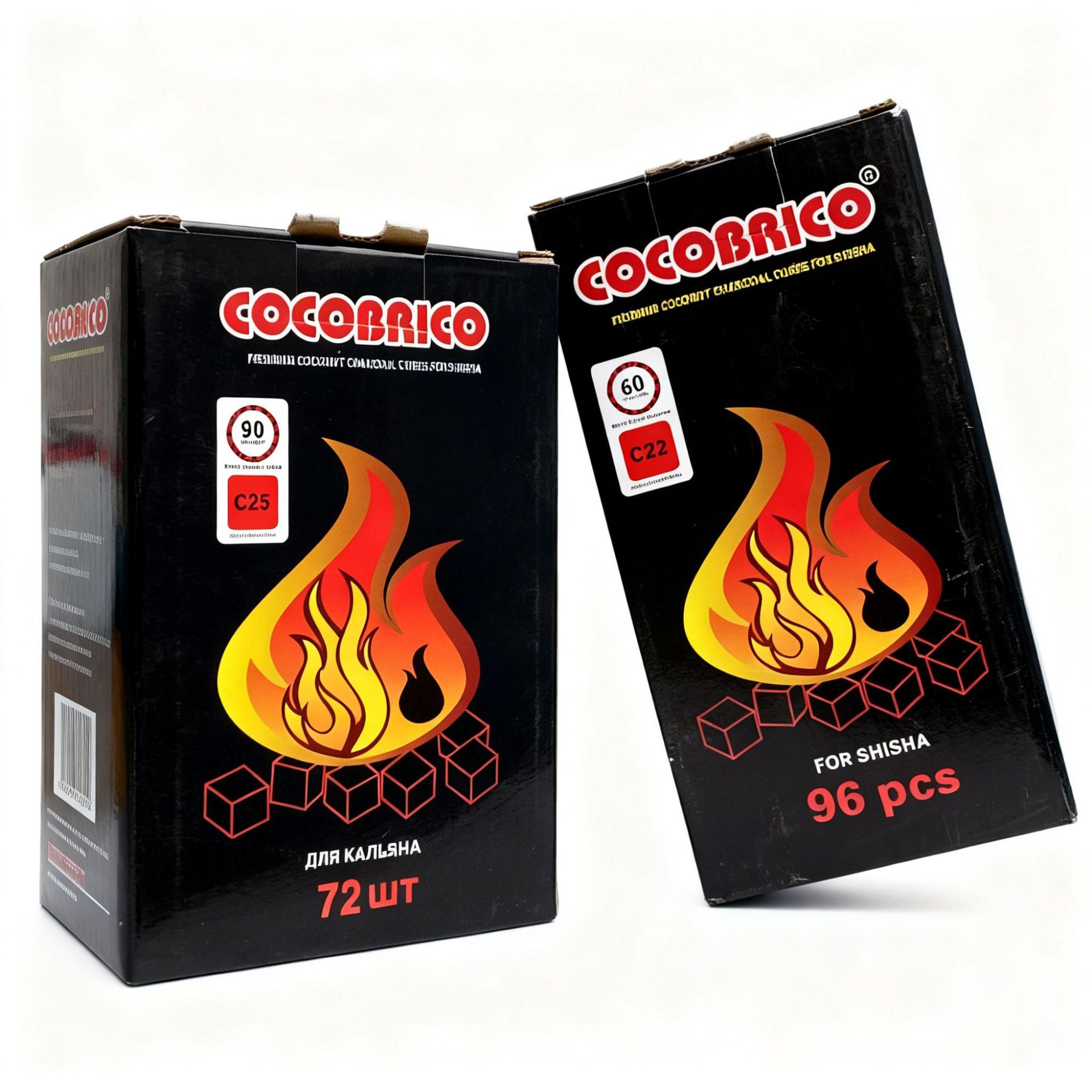 阿拉伯水烟炭 水烟壶用椰壳炭 方块熏香碳 COCO椰壳水烟炭烧烤炭