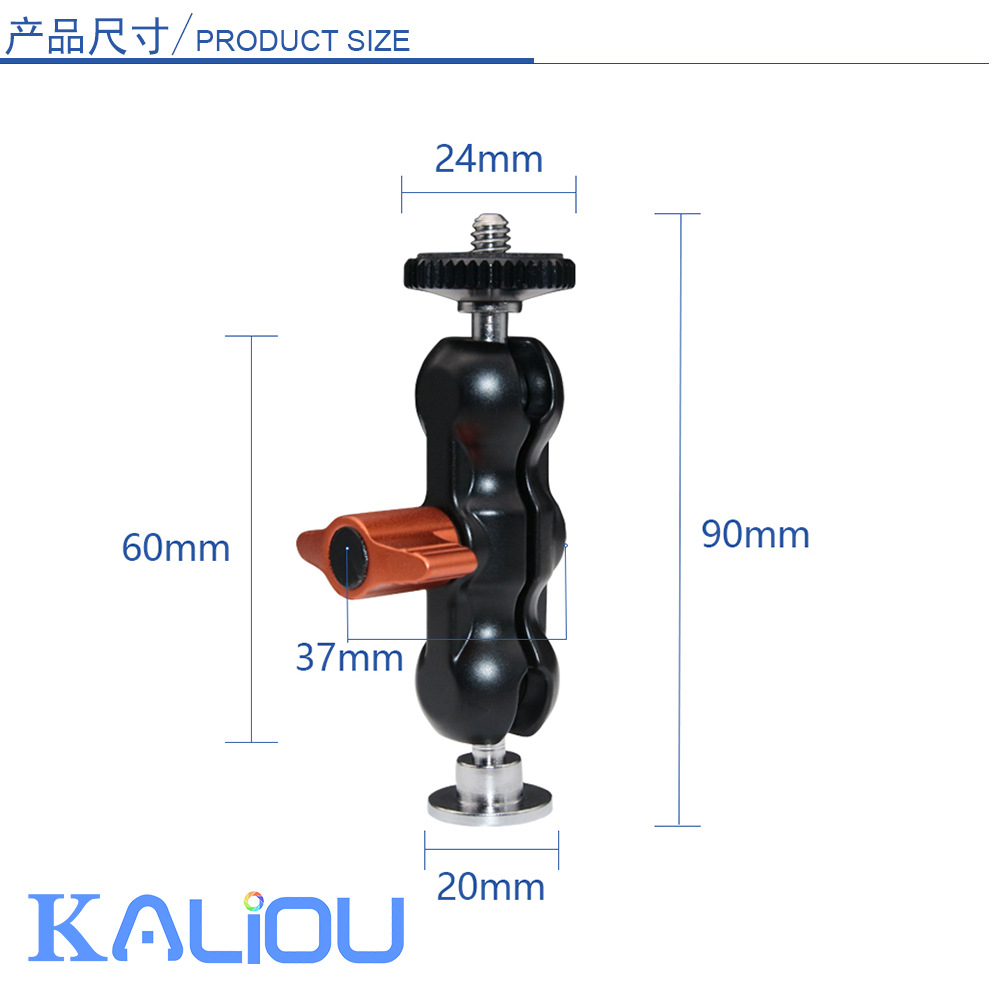 En stock mini mano mágica doble cabeza fuerte abrazadera de cangrejo metal doble cabeza de bola universal mano guisante abrazadera soporte