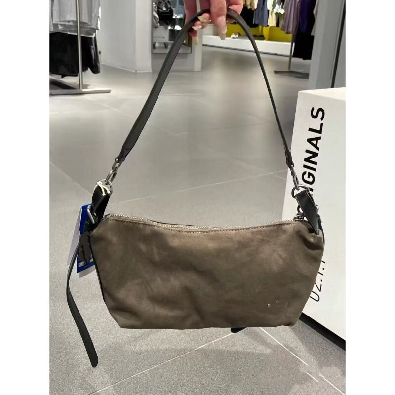 Adidas Clover 2025 Autumn New Sports Trend Retro Canvas Soft Fabric Casual Crossbody Shoulder Bag