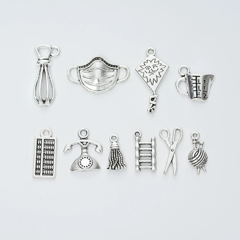 Оптовая продажа мини-предметы первой необходимости подвеска маска кайт телефон DIY ювелирные аксессуары из сплава