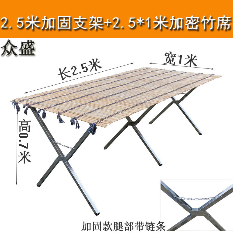 屋台の棚、竹マット、屋台のテーブル設備、ポータブルナイトマーケットの屋台折りたたみラック、伸縮式ディスプレイラック、猫|undefined