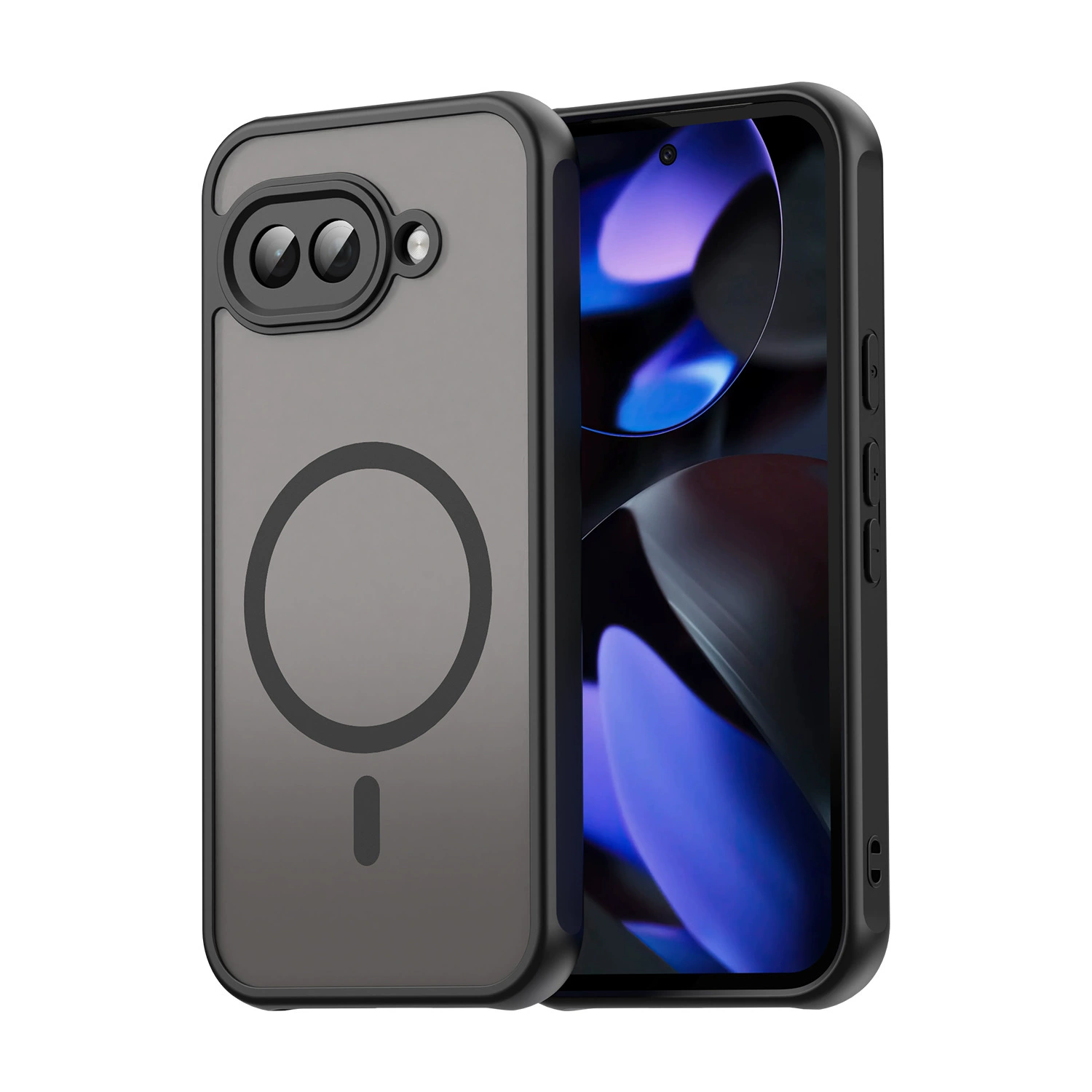Подходит для Google 9A защитный чехол Pixel9 чехол для мобильного телефона 9Pro ощущение поверхности 9proXL полный набор против падения PC+TPU магнитный всасыватель