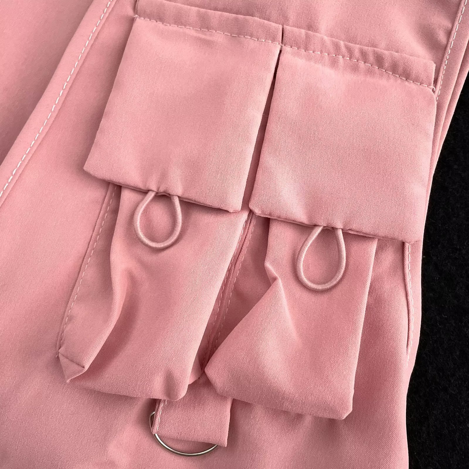 2023 nuevo estilo de ropa de trabajo fresco personalidad elemento de diseño corto Chaleco de los hombres y las mujeres mismo chaleco abrigo de moda de pareja