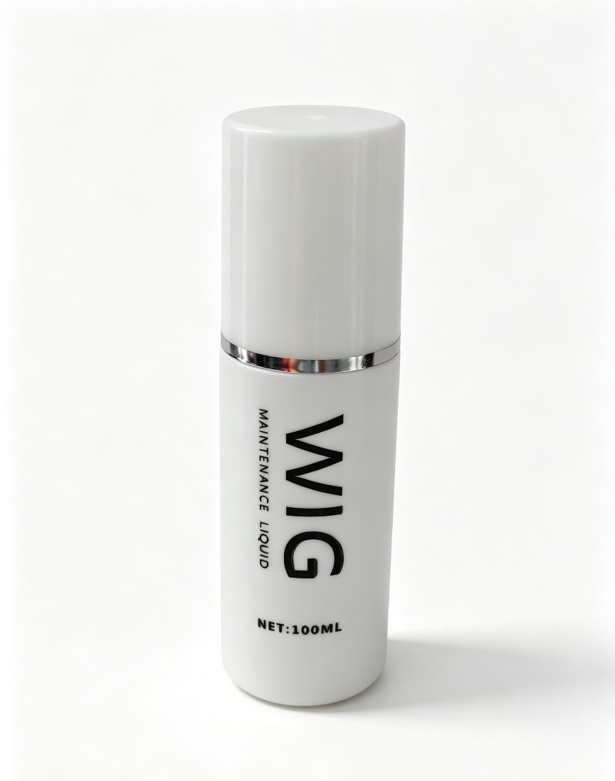 Wig care solution for styling curls and lubricating wigs to make the hair smooth