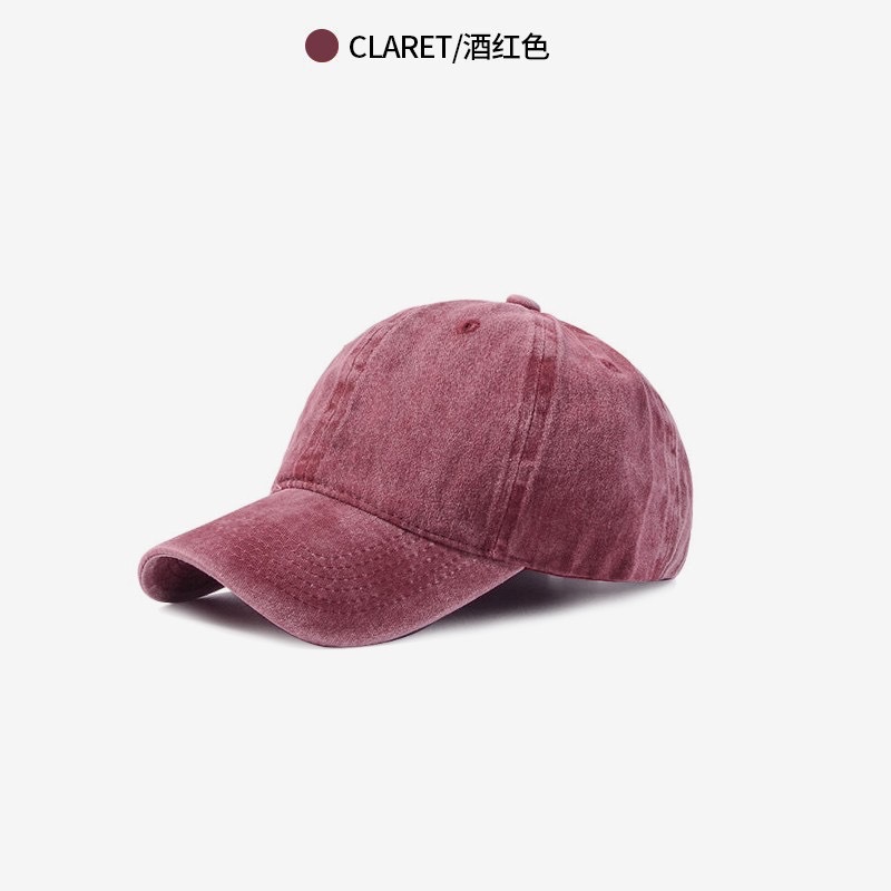 Gorra de béisbol de algodón lavado para niños, estilo casual unisex primavera/verano