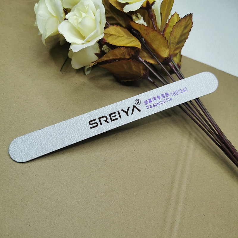 Suministro directo de fábrica herramienta de esmalte de uñas de doble cara Archivo de uñas esmerilado esmalte de uñas frotar tira de esmalte de uñas tira de arena lima de uñas
