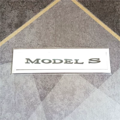 Model 3 and Model Y, Car logo - standard-a-high-end-matte-black-models