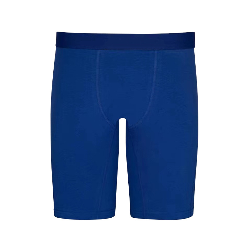 Men's Athletic Underwear, Breathable Thin Men's Underwear, Solid Color Extra Long Men's Underwear, Gym Briefs._voghion.com