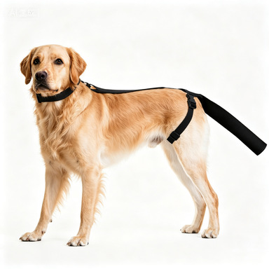 Dog tail protector with soft neoprene fabric