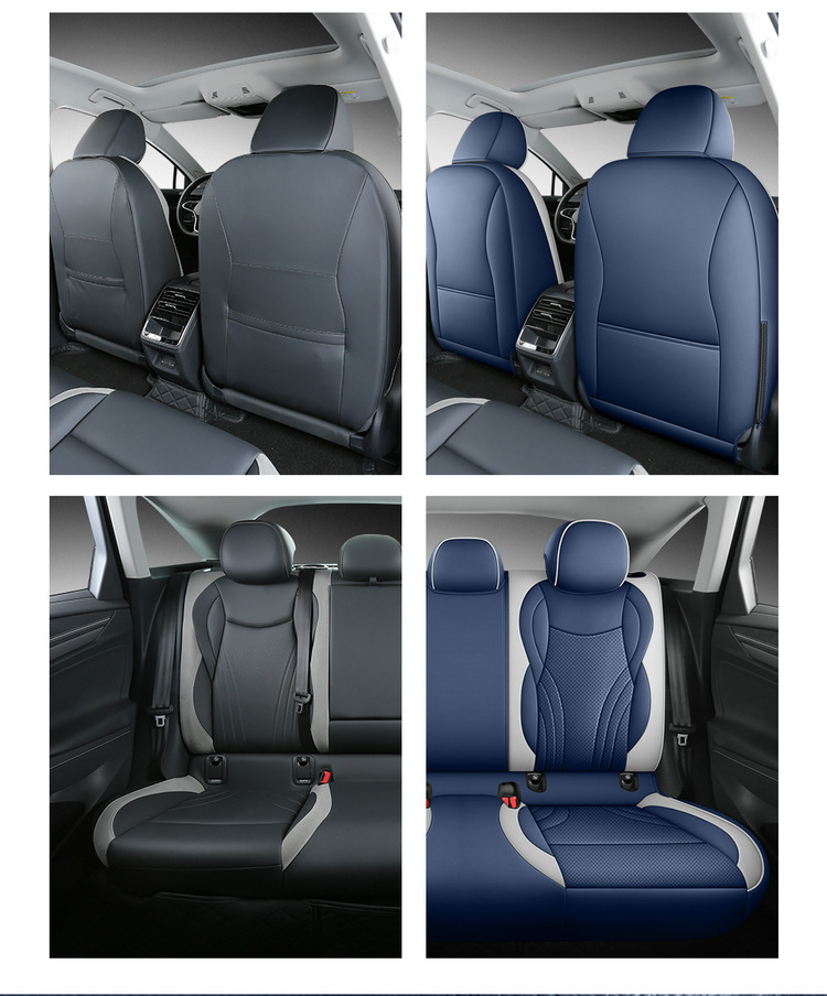 New Volkswagen id7 special car seat cover four seasons universal all-inclusive cushion leather breathable perforated ID7 seat cover