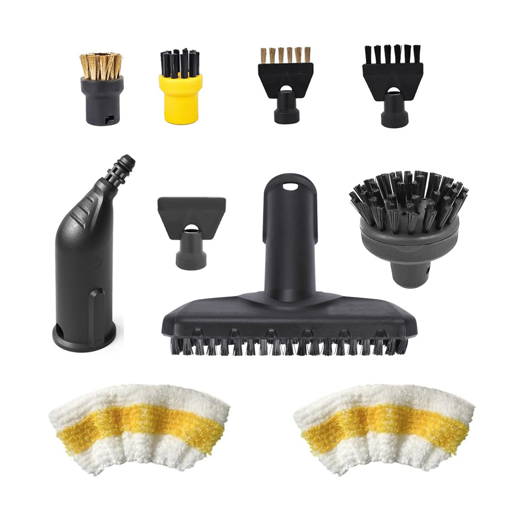 Adecuado para accesorios de vapor Karcher Kach, trapo, trapo, accesorios de vapor Karcher, cepillo redondo pequeño, cepillo de cobre